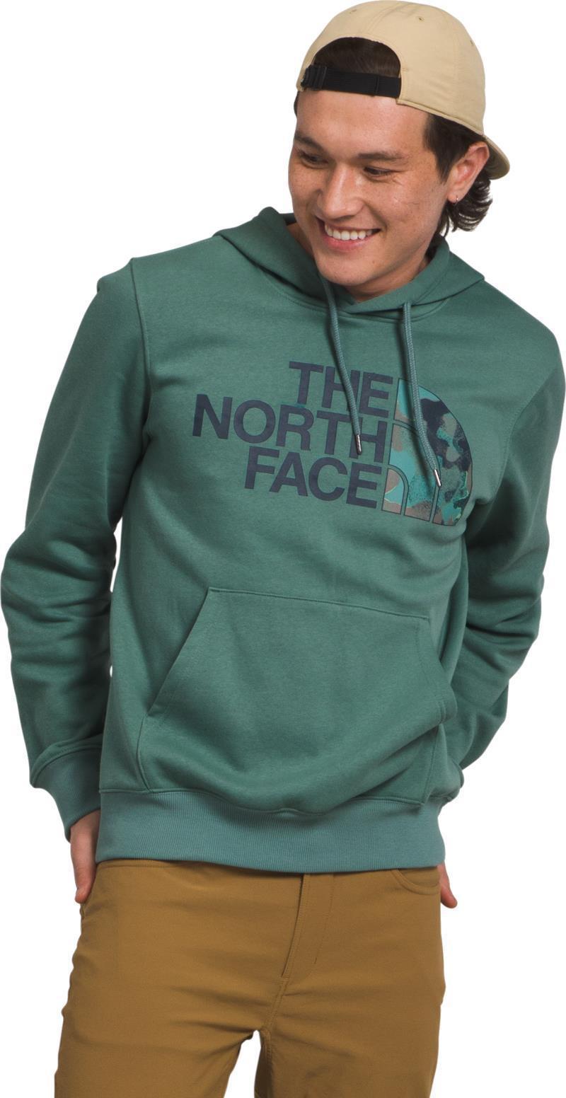Half Dome Pullover Hoodie - Mens - Dark Sage / Dark Sage Camo Texture Print 1