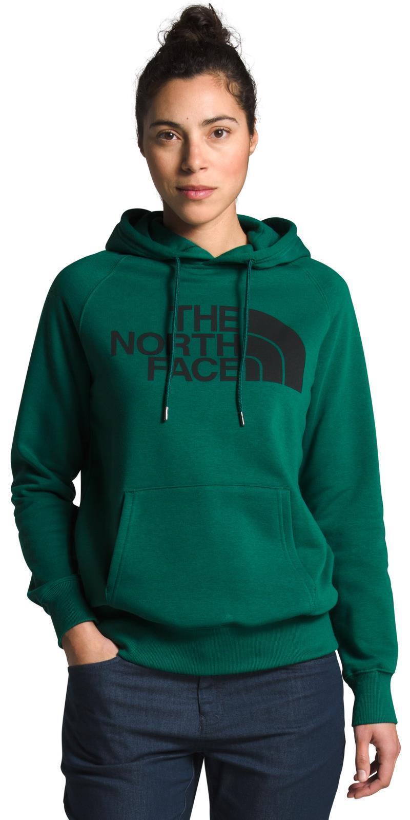 Half Dome Pullover Hoodie - Womens - Evergreen / TNF Black 1