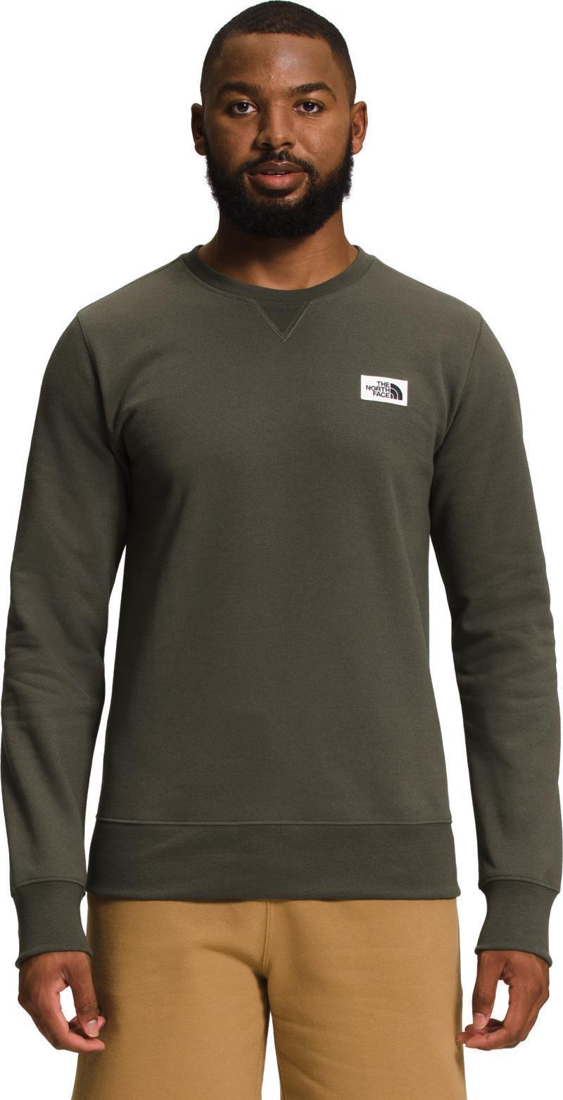 Heritage Patch Crew - Mens - New Taupe Green 1