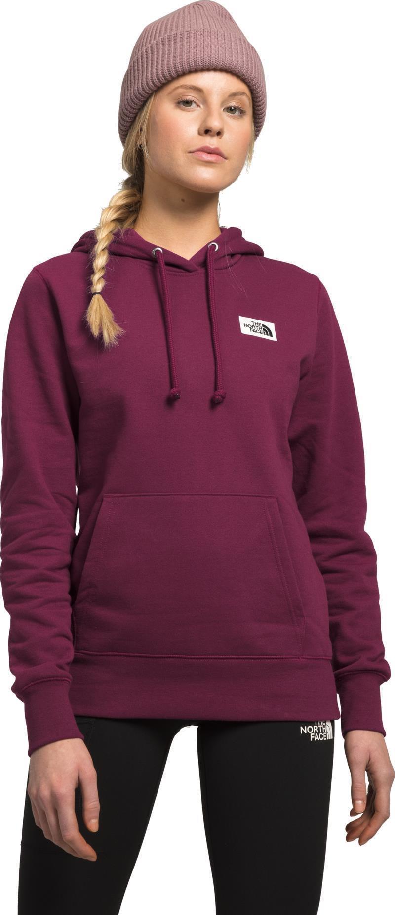 Heritage Patch Pullover Hoodie - Womens - Boysenberry 1