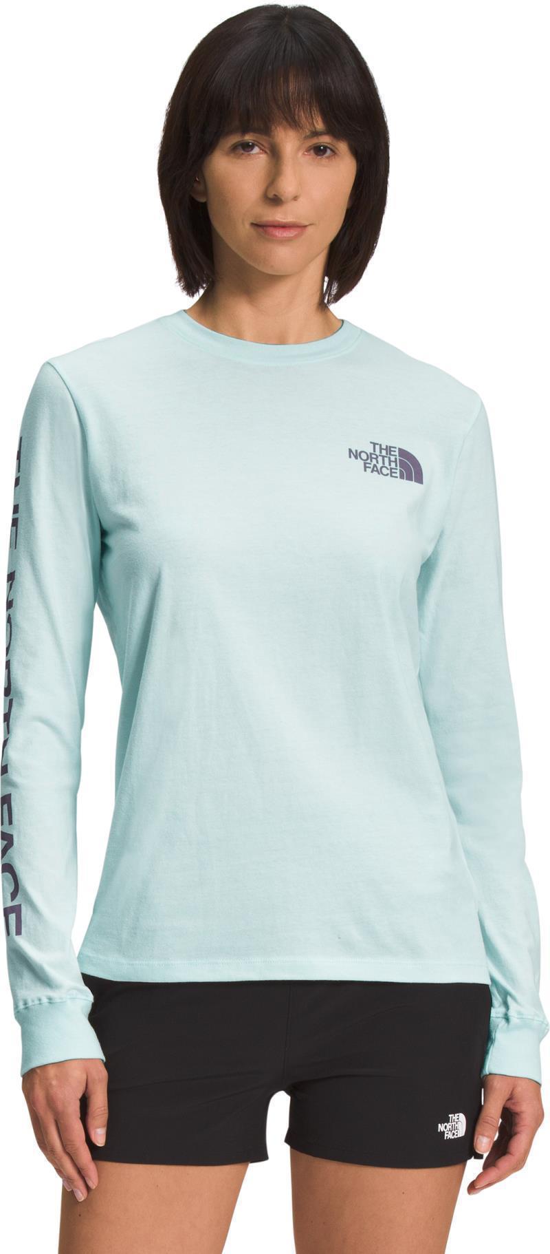 Sleeve Hit Graphic LS Tee - Womens - Skylight Blue / Lunar Slate 1