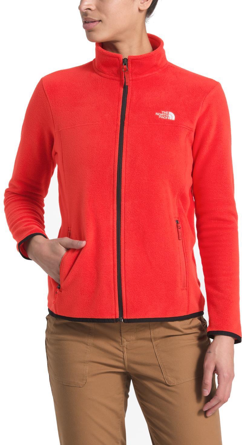 TKA Glacier Full Zip Jacket - Womens - Fiery Red / Fiery Red 1