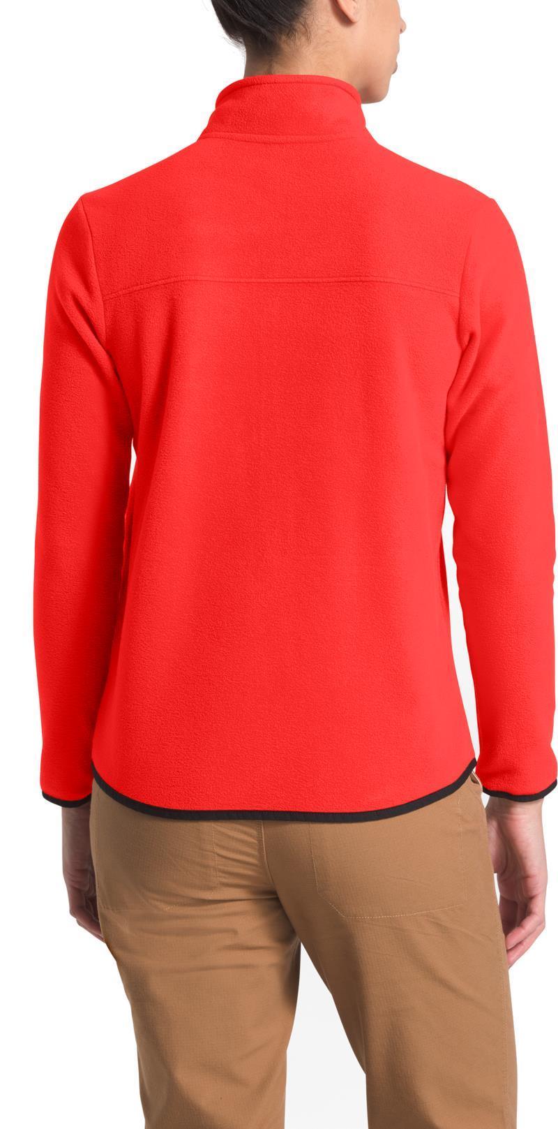 TKA Glacier Full Zip Jacket - Womens - Fiery Red / Fiery Red 2