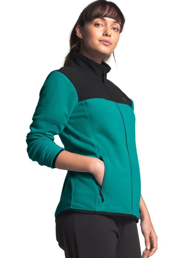 TKA Glacier Full Zip Jacket - Womens - Jaiden Green / TNF Black 3