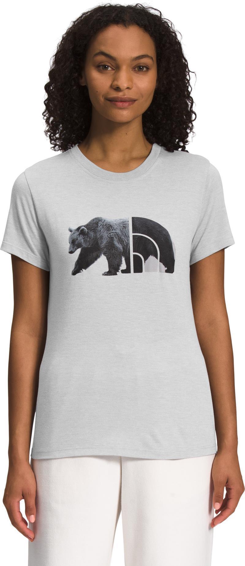 Tri-Blend Bear SS Tee - Womens - TNF Light Grey Heather 1