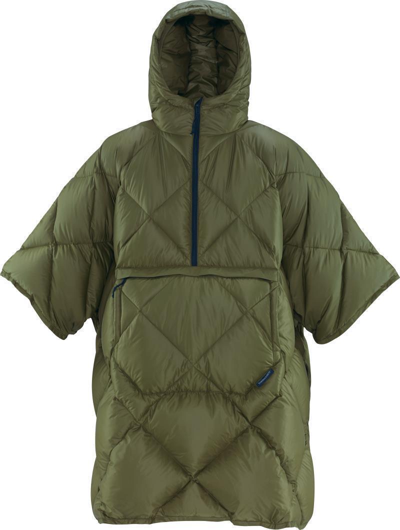 Honcho Poncho Down - Dark Olive 1
