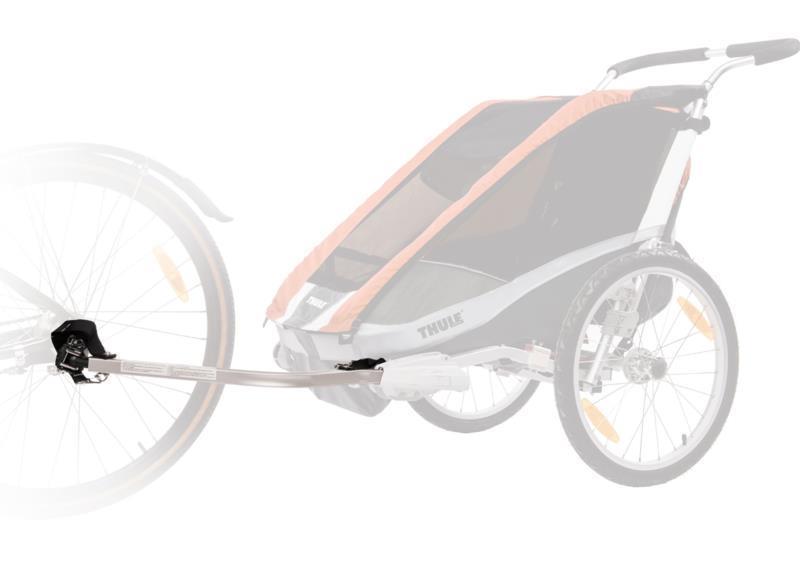 Chariot Bicycle Trailer Kit - Cheetah XT - Silver / Black 1
