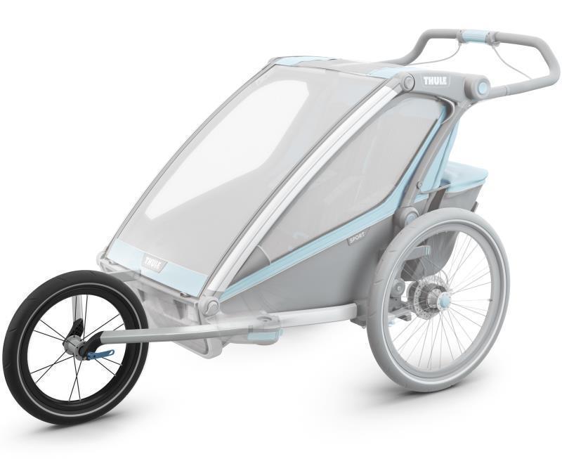 Chariot Jog Kit 2 - Lite / Cross - Black / Silver 2