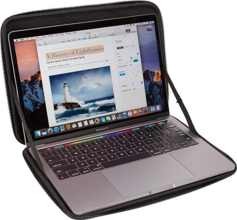 Gauntlet MacBook Sleeve 13" - Black 5