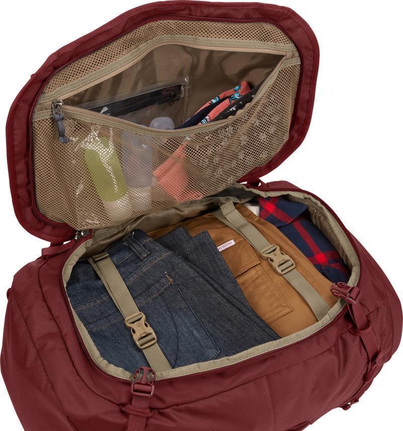 Landmark Travel Pack 60L - Womens - Dark Bordeaux 9
