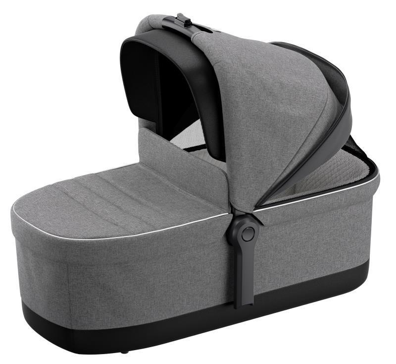 Sleek Bassinet - grey melange 1