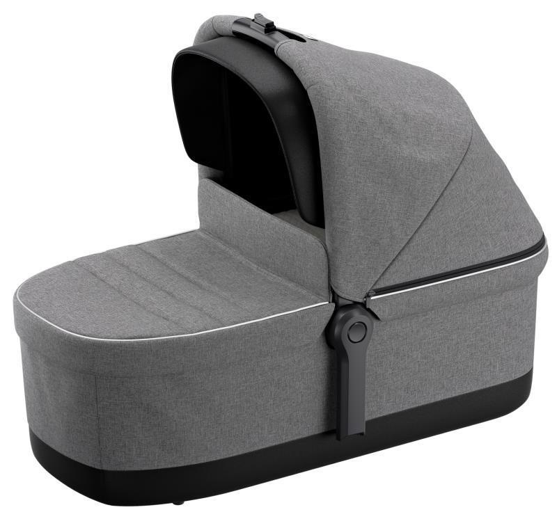 Sleek Bassinet - grey melange 1