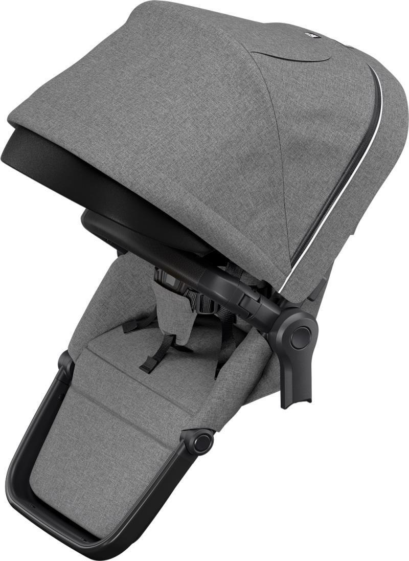 Sleek Sibling Seat - grey melange / black 1