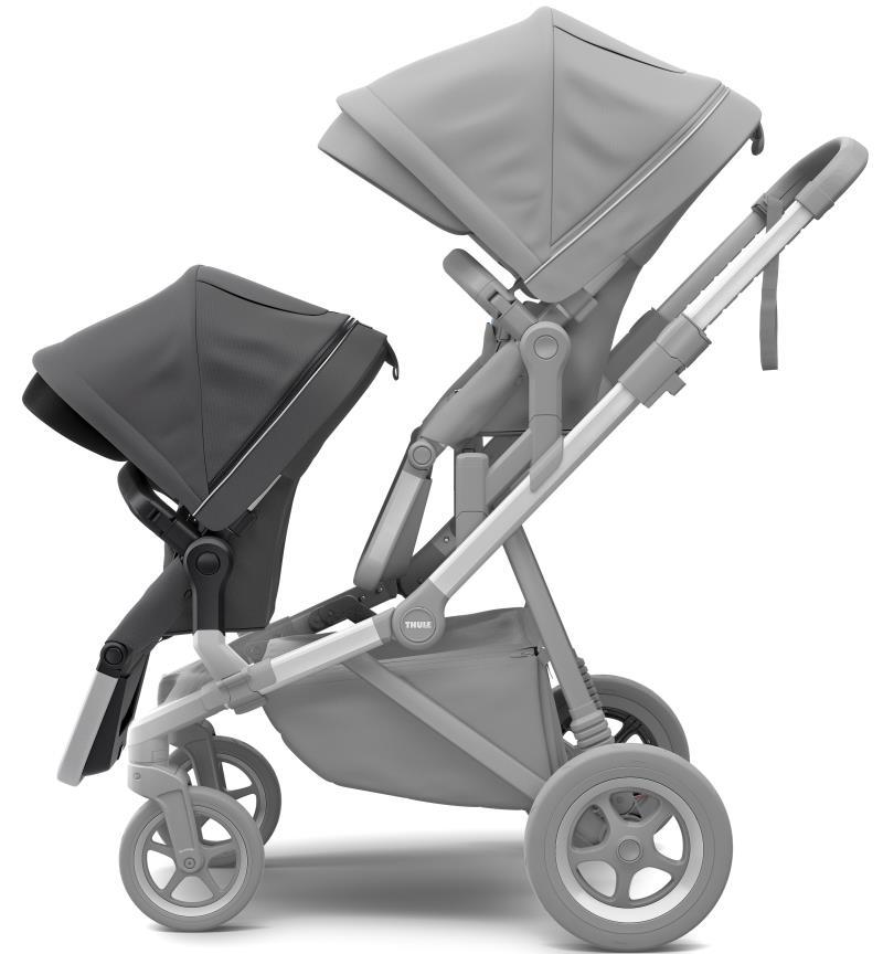 Sleek Sibling Seat - shadow grey 1