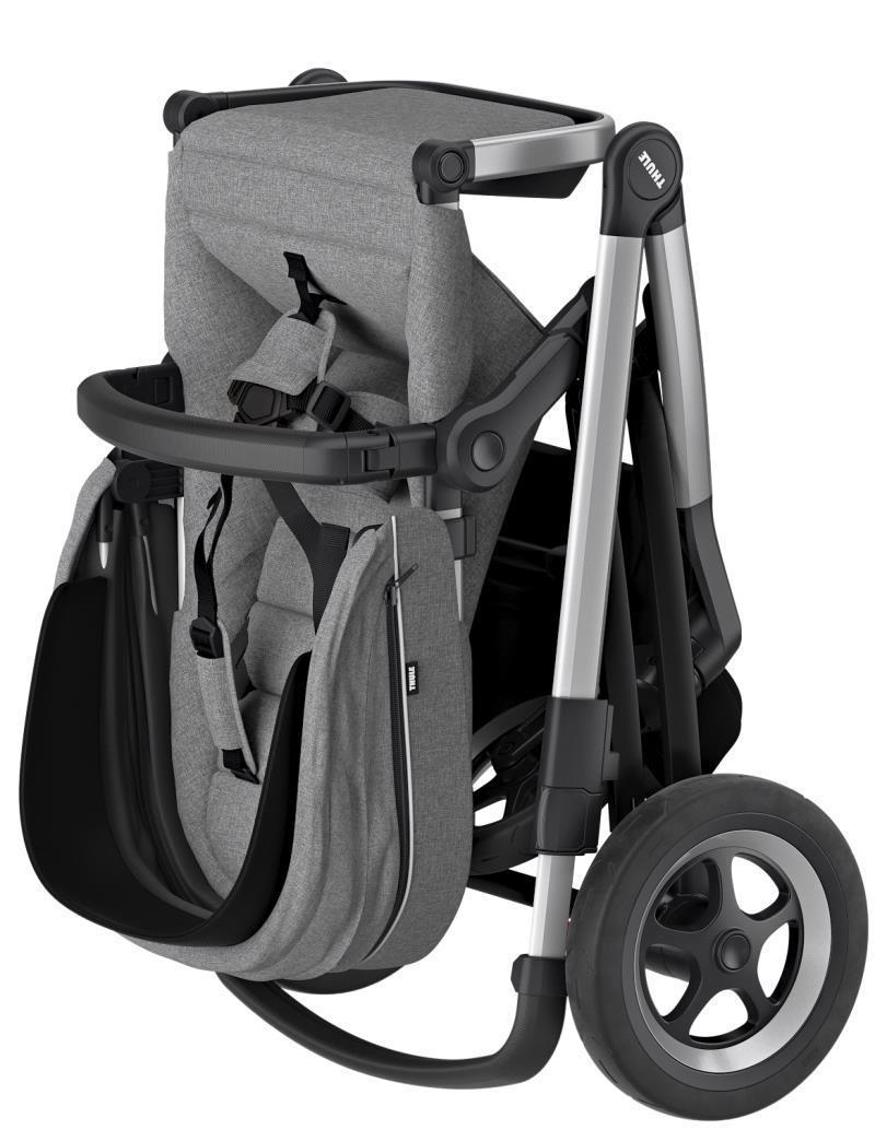 Sleek Stroller - grey melange 1