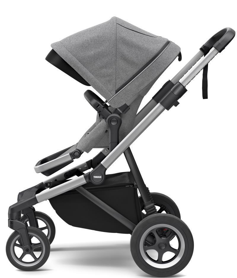 Sleek Stroller - grey melange 1
