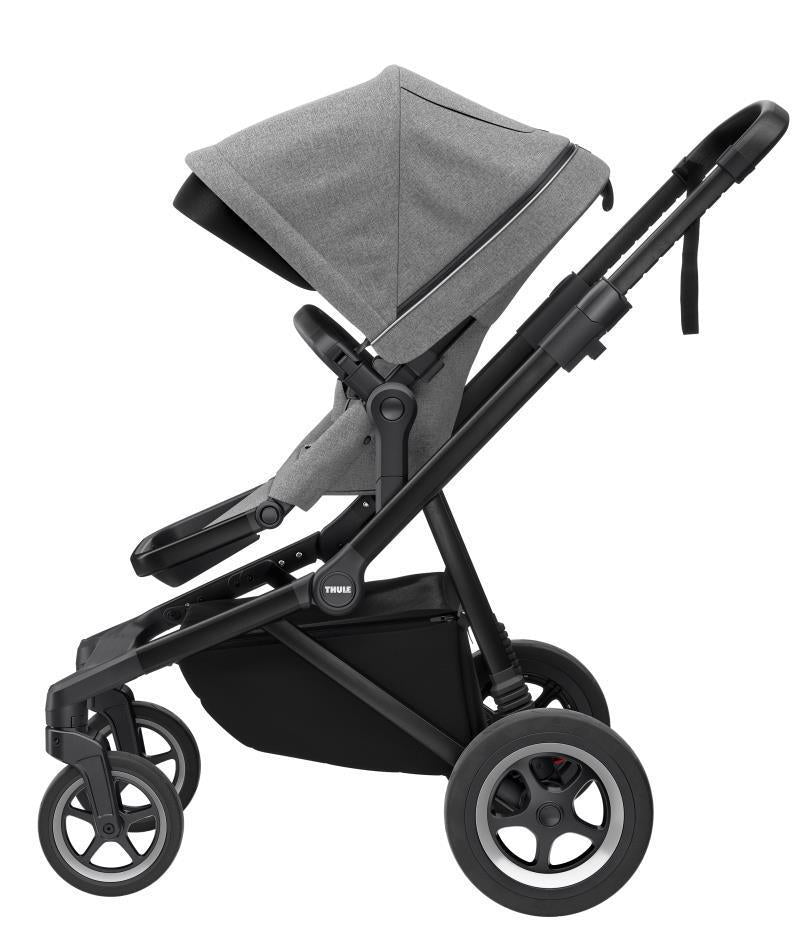 Sleek Stroller - grey melange / black 1