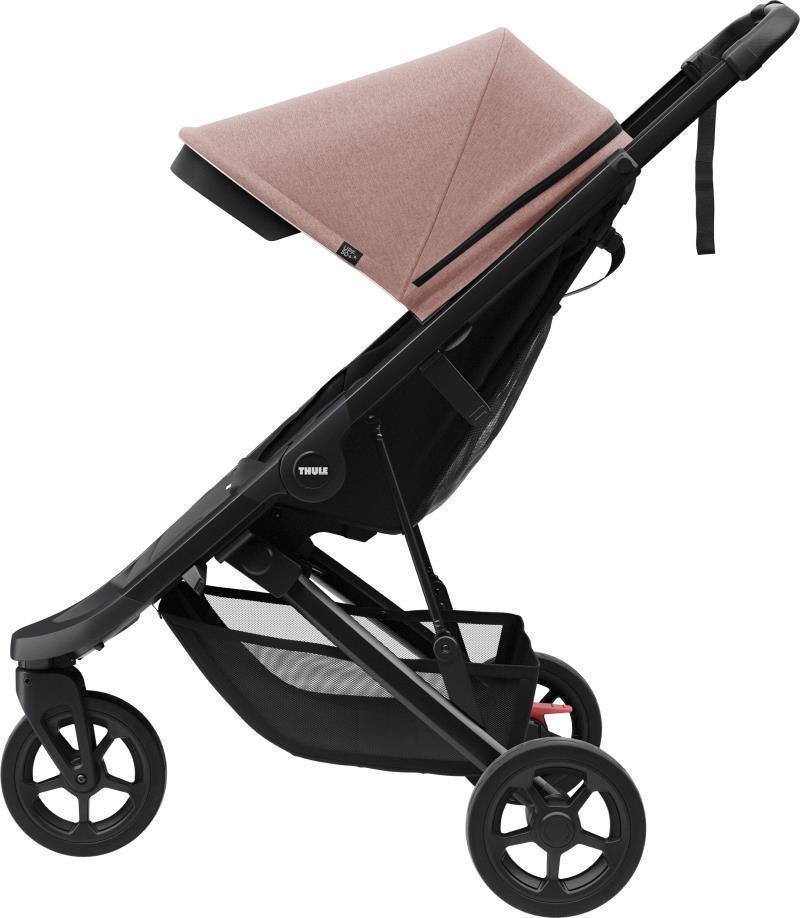 Spring 3-Wheel Stroller - Misty Rose Melange 1