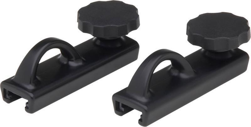 TracRac SR Base Rail Tiedowns - Black 1