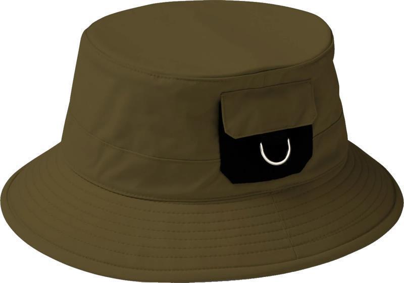 Recycled Pocket Bucket Hat - Olive 2