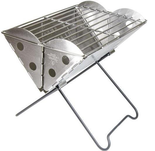 Flat Pack Small Portable Grill & Firepit - Not Applicable 1