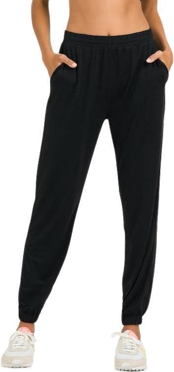 Boyfriend Joggers - Womens - Black Heather 1