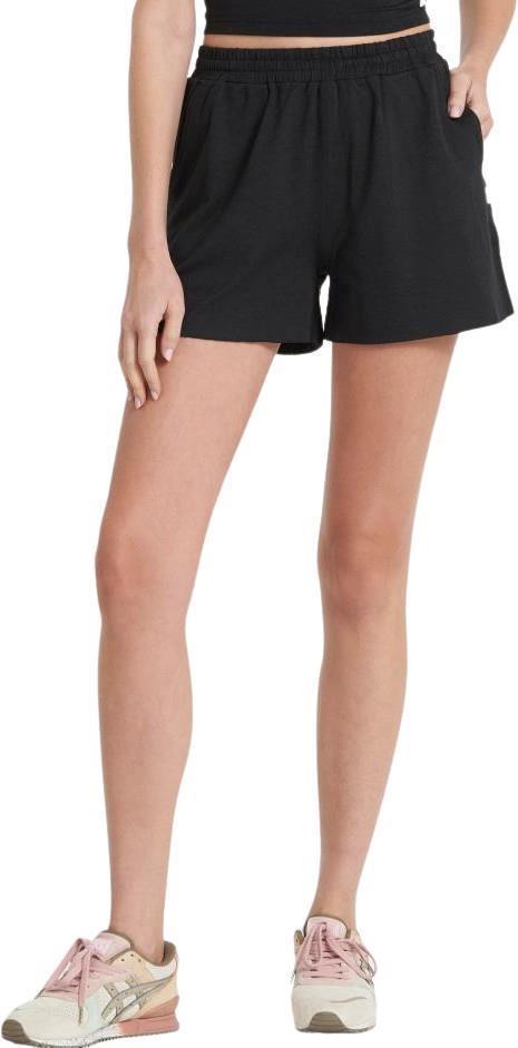 Boyfriend Shorts - Womens - black heather 1