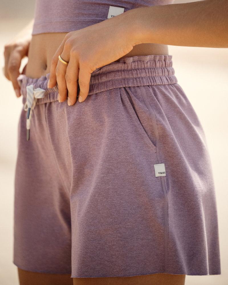 Boyfriend Shorts - Womens - lilac heather 1