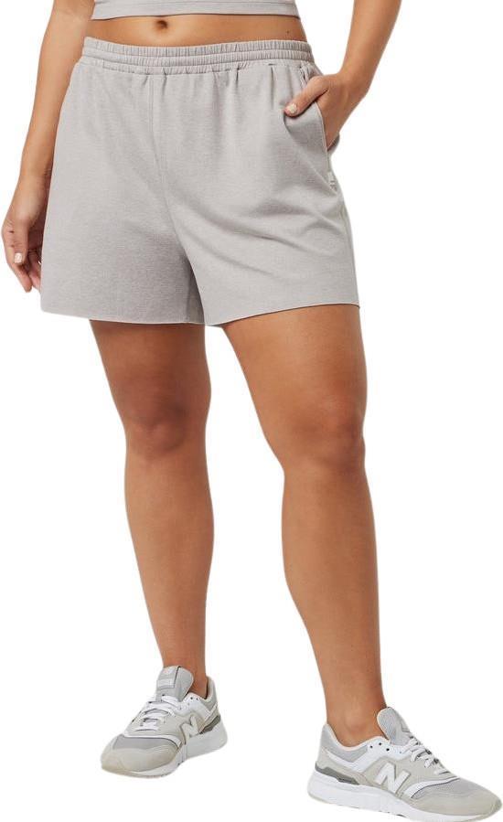Boyfriend Shorts - Womens - soft pewter heather 1