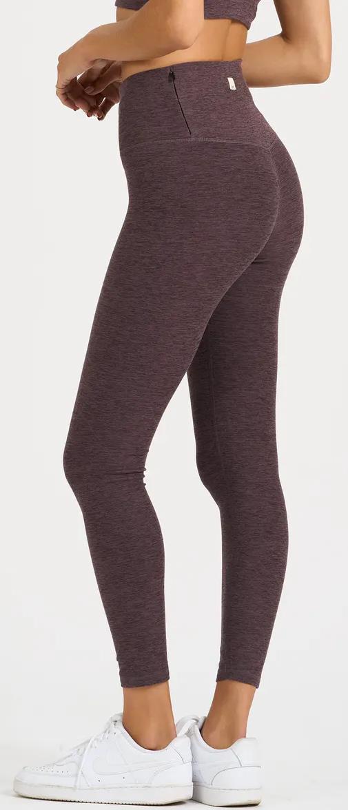 Clean Elevation Leggings - Womens - Smoked Plum Heather 2