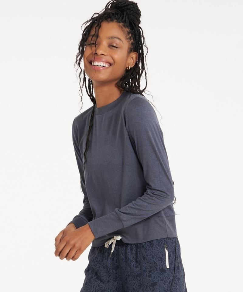 Daydream Crew - Womens - Azure Heather 3