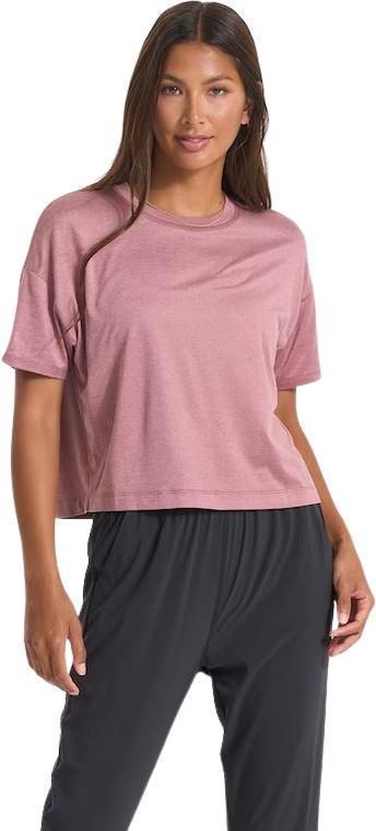 Energy Tee - Womens - Marsala Heather 1