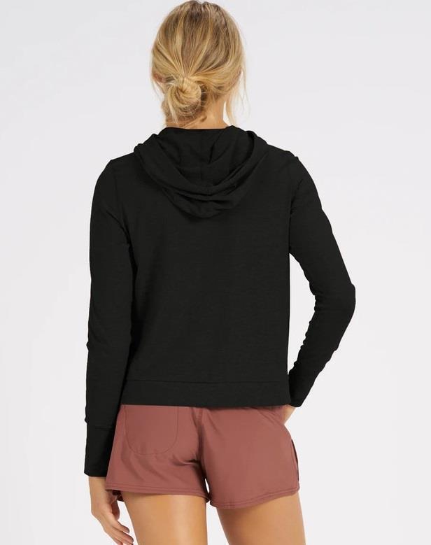 Halo Essential Hoodie - Womens - Black Heather 2