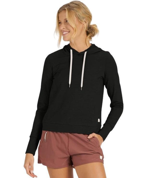 Halo Essential Hoodie - Womens - Black Heather 1