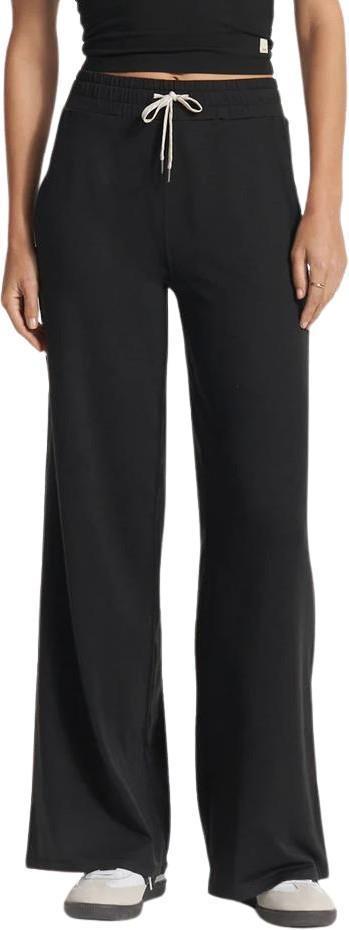 Halo Essential Wideleg Pants - Womens - black heather 1
