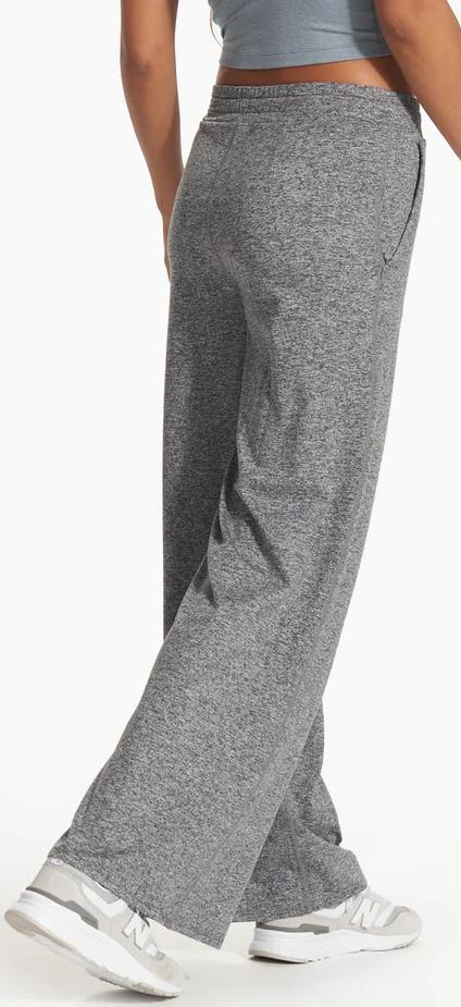 Halo Essential Wideleg Pants - Womens - heather grey 1