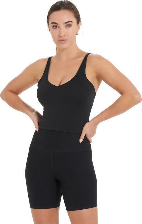 Halo Performance Crop - Womens - Black Heather 1