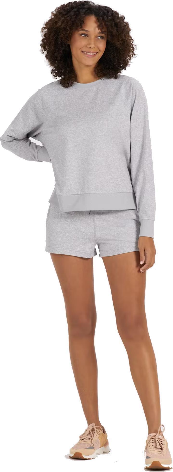 Halo Performance Shorts - Womens - Pale Grey Heather 4