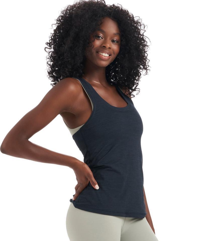 Lux Performance Tank - Womens - Ink Heather 1