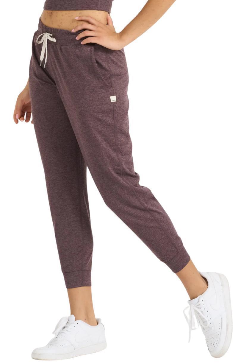 Performance Joggers, Reg - Womens - Smoked Plum Heather 1