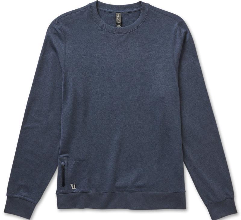Ponto Performance Crew - Mens - Azure Heather 1