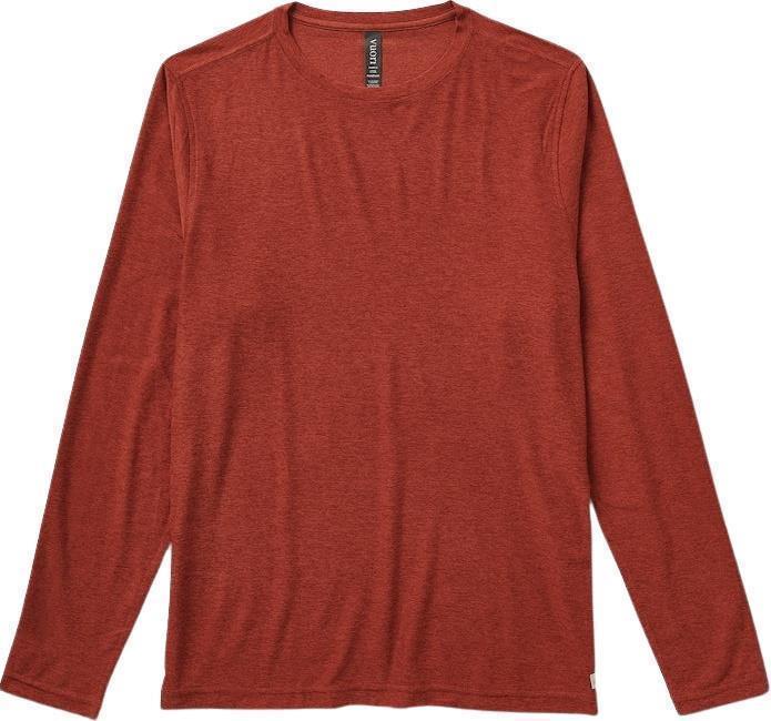 Strato LS Tech Tee - Mens - Currant Heather 1