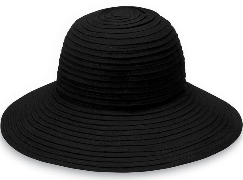 Scrunchie Hat - Womens - Solid Black 1