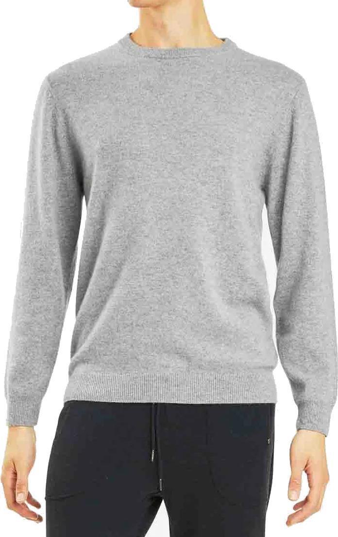 Blefjell Crew Neck - Mens - Grey Melange 2