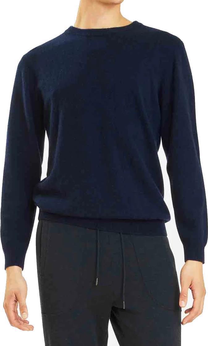 Blefjell Crew Neck - Mens - Navy Blue 2