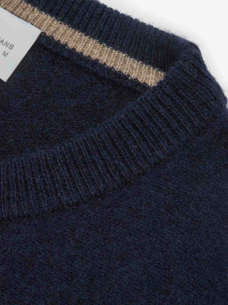 Blefjell Crew Neck - Mens - Navy Blue 4