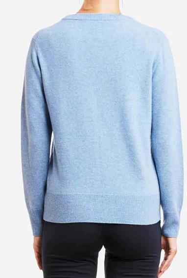 Blefjell Crew Neck - Womens - Mid Blue 3