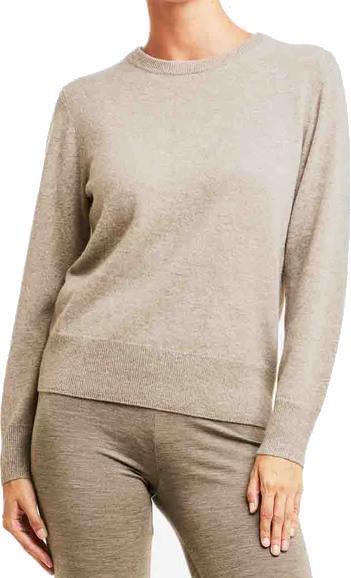Blefjell Crew Neck - Womens - Sand 2