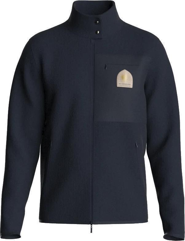 Fonna Wool Fleece Jacket - Mens - Navy Blue 1