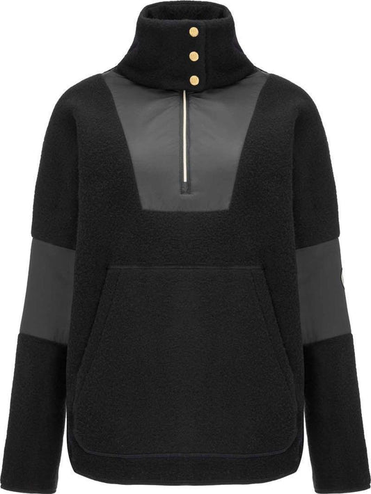 Fonna Wool Fleece Sweater - Womens - Black 1